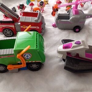 Paw Patrol Toy Bundle Lot Vehicles Figures